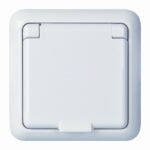 EL225044-- Steckdose IP44 komplett, Steckklemmen, reinweiß<br><u>Verkaufseinheit: 1Stk</u>