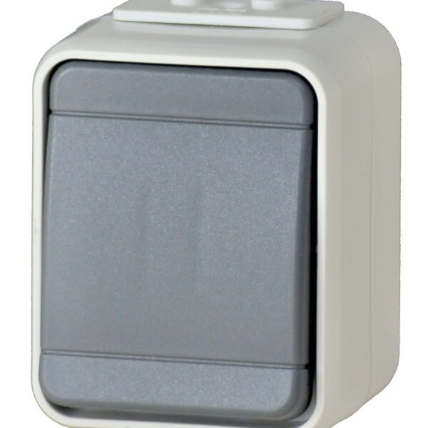 EL441609-- AP IP44 Universalschalter, Steckklemme, basaltgrau, Aqua-Top<br><u>Verkaufseinheit: 1Stk</u>