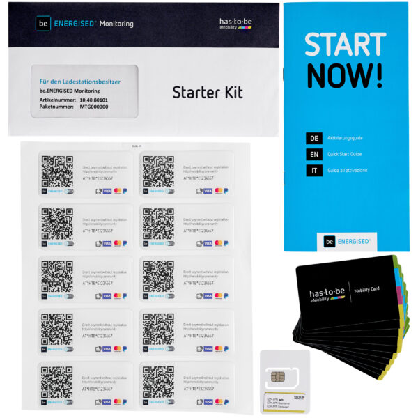 EMH2BPLUS- Monitoring Paket Plus,1 SIM-Karte,10 QR-Codes,10 RFID-Karten<br><u>Verkaufseinheit: 1Stk</u>