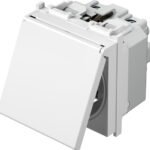 ET101019-- Steckdose w, erhöhter Berührungsschutz, w. Klappdeckel 16A<br><u>Verkaufseinheit: 1Stk</u>