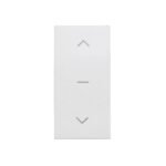 ET102005-- Schalterabdeckung mit Jalousiesymbol 1M, weiß<br><u>Verkaufseinheit: 1Stk</u>