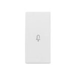 ET102006-- Schalterabdeckung mit Glockensymbol 1M, weiß<br><u>Verkaufseinheit: 1Stk</u>