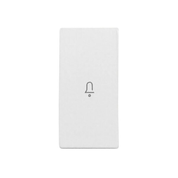 ET102006-- Schalterabdeckung mit Glockensymbol 1M, weiß<br><u>Verkaufseinheit: 1Stk</u>