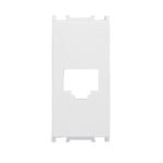 ET102017-- Abdeckung RJ45 Toolless Line jack, 1M, weiß<br><u>Verkaufseinheit: 1Stk</u>