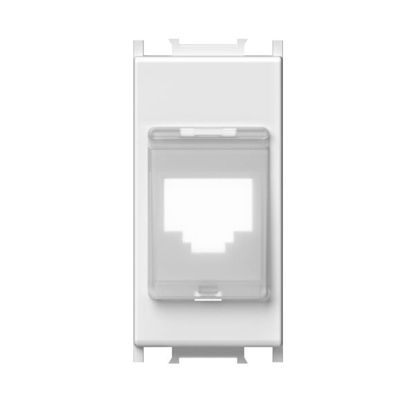 ET102018-- Abdeckung RJ45 Toolless Line mit Staubschutz, 1M, weiß<br><u>Verkaufseinheit: 1Stk</u>