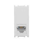 ET104009-- Telefondose RJ11 1M, weiß<br><u>Verkaufseinheit: 1Stk</u>