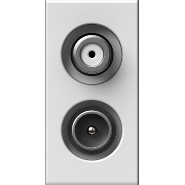 ET104011-- TV/SAT Enddose 1M 1dB, weiß<br><u>Verkaufseinheit: 1Stk</u>