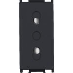 ET111013-- Steckdose ohne Erdung 1M, schwarz<br><u>Verkaufseinheit: 1Stk</u>