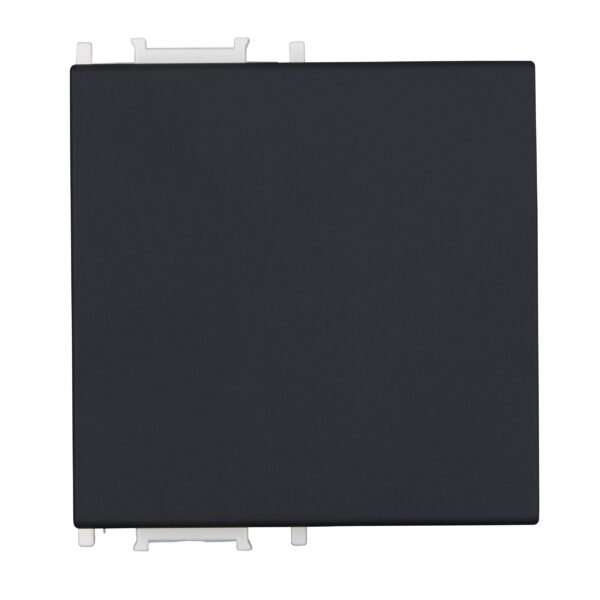 ET112002-- Schalterabdeckung 2M, schwarz<br><u>Verkaufseinheit: 1Stk</u>
