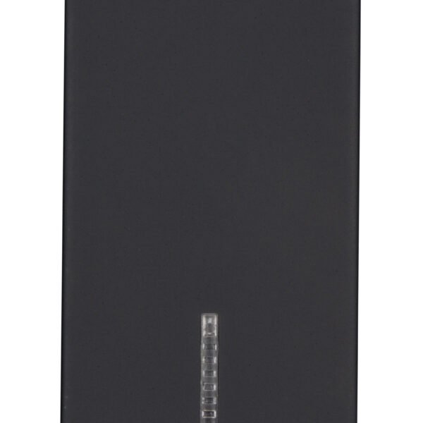 ET112010-- Schalterabdeckung mit Linse 1M, schwarz<br><u>Verkaufseinheit: 1Stk</u>