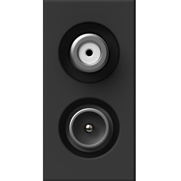 ET114011-- SAT-TV Enddose 1M 1dB, schwarz<br><u>Verkaufseinheit: 1Stk</u>