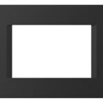 ET145024SM Rahmen 3M, schwarz matt<br><u>Verkaufseinheit: 1Stk</u>
