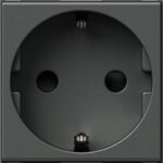 ET151001-- Steckdose mit erhöhtem Berührungsschutz 16A, anthrazit<br><u>Verkaufseinheit: 1Stk</u>