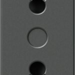 ET151013-- Steckdose ohne Erdung 1M, anthrazit<br><u>Verkaufseinheit: 1Stk</u>