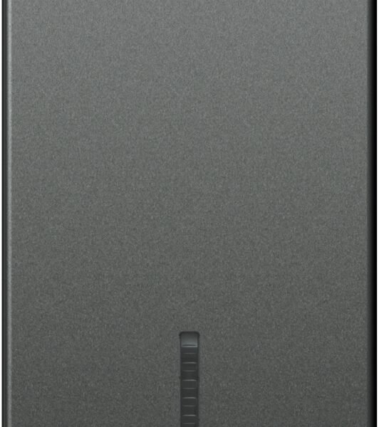 ET152010-- Schalterabdeckung mit Linse 1M, anthrazit<br><u>Verkaufseinheit: 1Stk</u>