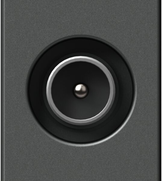 ET154002-- TV Enddose 1M 1dB, anthrazit<br><u>Verkaufseinheit: 1Stk</u>