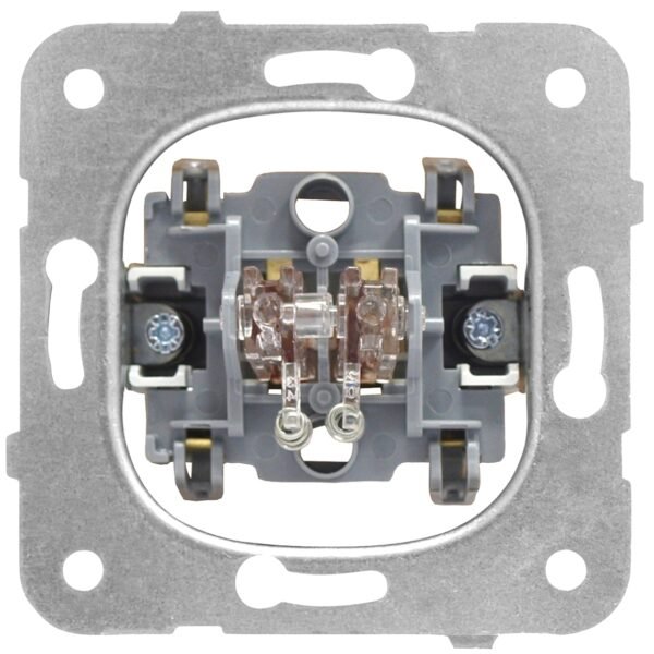 EV100023-- Doppeltaster-Einsatz 50, Schließer, Steckklemmen<br><u>Verkaufseinheit: 1Stk</u>