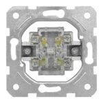 EV100024-- Doppeltaster-Einsatz 50, Schließer, Schraubklemmen<br><u>Verkaufseinheit: 1Stk</u>