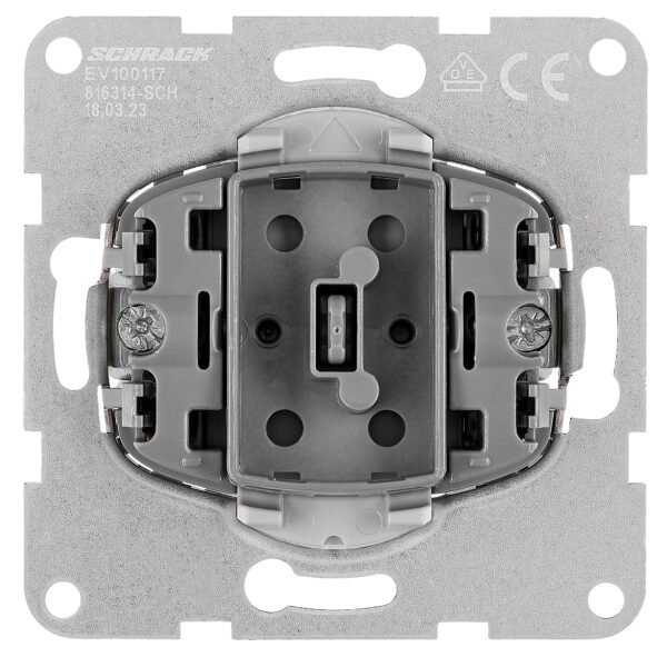 EV100117-- Kreuzschalter-Einsatz, Steckklemmen<br><u>Verkaufseinheit: 1Stk</u>