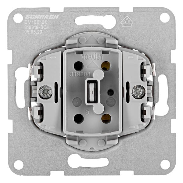 EV100120-- Taster-Einsatz, Schließer, Schraubklemmen<br><u>Verkaufseinheit: 1Stk</u>