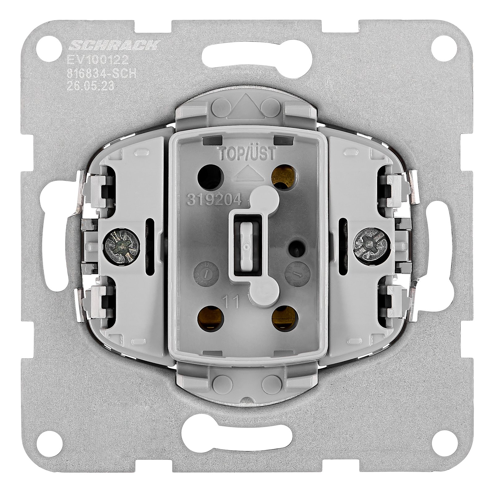 f_ev100122- EV100122-- Taster-Einsatz, Wechsler, Schraubklemmen<br><u>Verkaufseinheit: 1Stk</u> – Bild 1