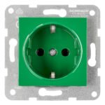 EV101211-- Steckdose, Steckklemmen, grün<br><u>Verkaufseinheit: 1Stk</u>