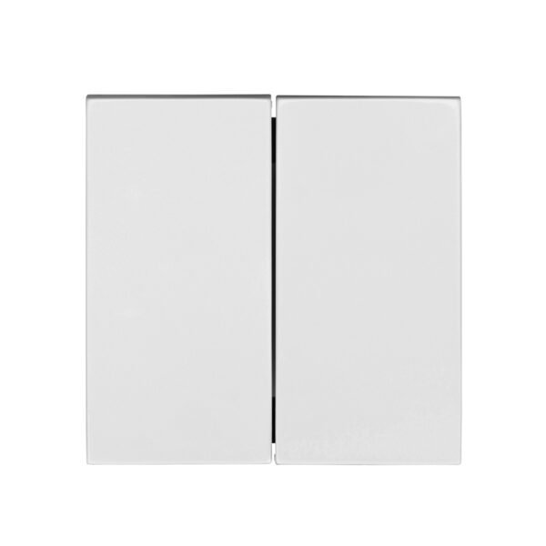 EV102002-- Wippe 50 Serien-, Doppelwechselschalter, Doppeltaster, weiß<br><u>Verkaufseinheit: 1Stk</u>