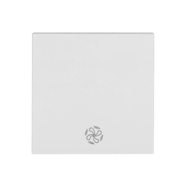 EV102006-- Wippe 50 mit Symbol Lüfter, weiß<br><u>Verkaufseinheit: 1Stk</u>