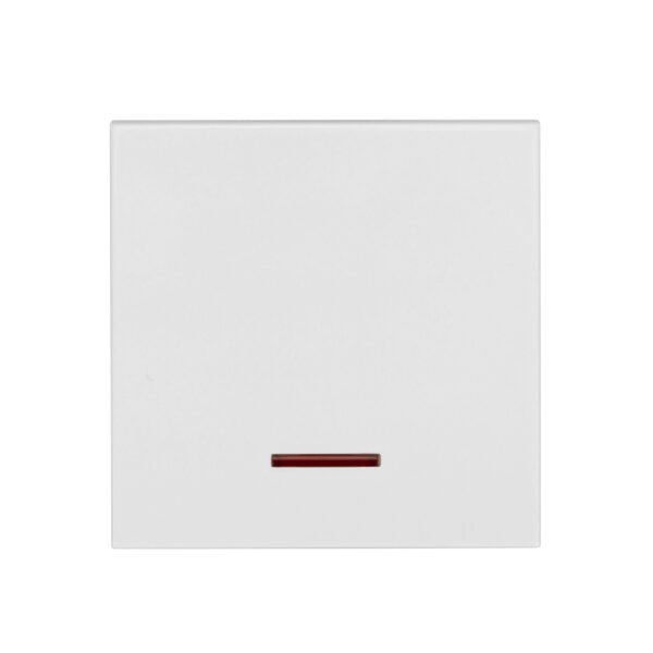 EV102008-- Wippe 50 mit roter Linse, weiß<br><u>Verkaufseinheit: 1Stk</u>