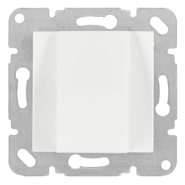 EV102014-- Kabelauslass mit Abdeckung, weiß<br><u>Verkaufseinheit: 1Stk</u>