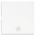 EV102206-- Wippe S 50 mit Symbol Lüfter, weiß<br><u>Verkaufseinheit: 1Stk</u>