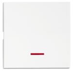 EV102208-- Wippe S 50 mit roter Linse, weiß<br><u>Verkaufseinheit: 1Stk</u>