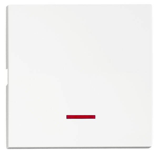 EV102208-- Wippe S 50 mit roter Linse, weiß<br><u>Verkaufseinheit: 1Stk</u>