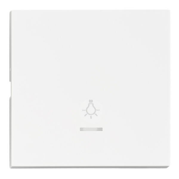 EV102209-- Wippe S 50 mit transparenter Linse, Symbol Licht, weiß<br><u>Verkaufseinheit: 1Stk</u>