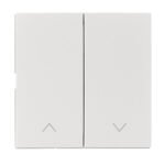 EV102212-- Wippen S 50 mit Pfeilsymbolen, weiß<br><u>Verkaufseinheit: 1Stk</u>