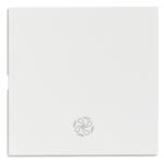 EV102306-- Wippe S 55 mit Symbol Lüfter, weiß<br><u>Verkaufseinheit: 1Stk</u>