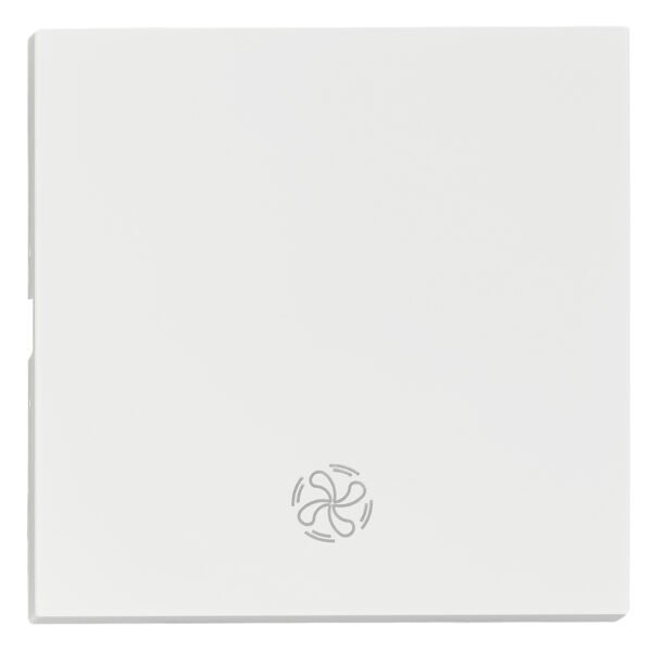 EV102306-- Wippe S 55 mit Symbol Lüfter, weiß<br><u>Verkaufseinheit: 1Stk</u>