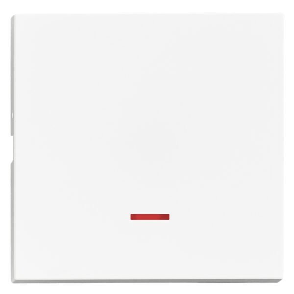 EV102308-- Wippe S 55 mit roter Linse, weiß<br><u>Verkaufseinheit: 1Stk</u>