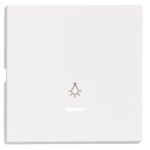 EV102309-- Wippe S 55 mit transparenter Linse, Symbol Licht, weiß<br><u>Verkaufseinheit: 1Stk</u>