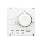 EV103019-- Analoger Raumthermostat Aufsatz, Heizung/Kühlung, Weiß<br><u>Verkaufseinheit: 1Stk</u>