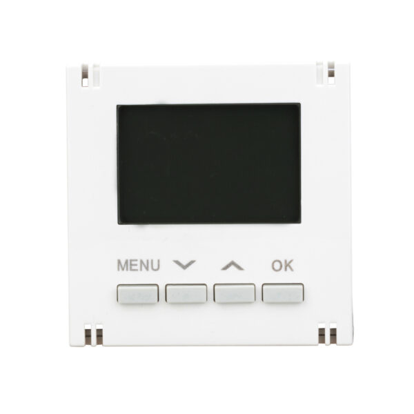 EV103062-- Digitaler Raumthermostat Aufsatz, Heizung/Kühlung, Weiß<br><u>Verkaufseinheit: 1Stk</u>