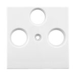 EV104010-- TV Abdeckung, 3-Loch, weiß<br><u>Verkaufseinheit: 1Stk</u>