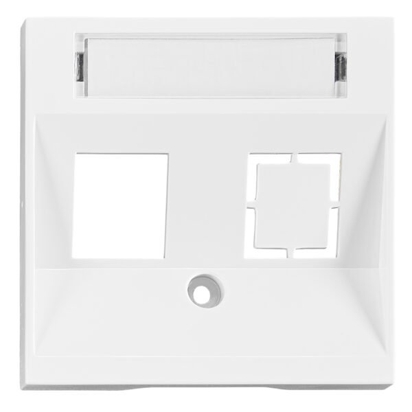 EV104303-- Abdeckung für RJ45 Toolless Line Module, 1-fach, weiß<br><u>Verkaufseinheit: 1Stk</u>