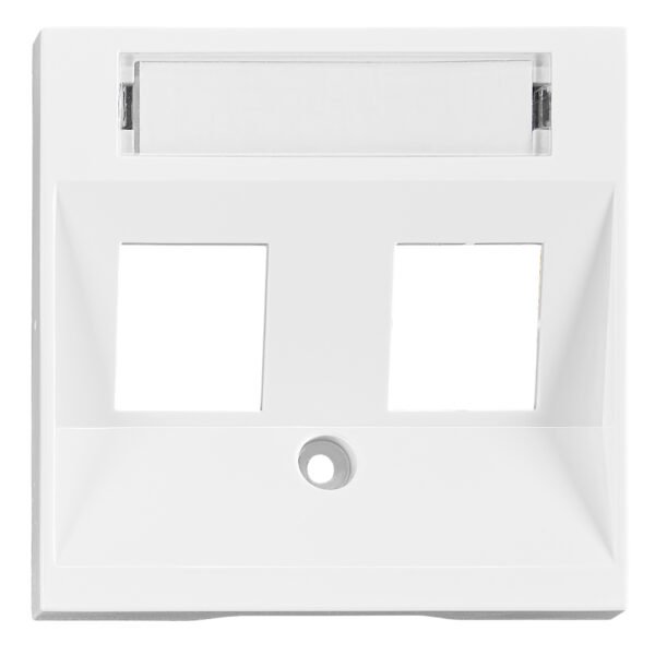 EV104304-- Abdeckung für RJ45 Toolless Line Module, 2-fach, weiß<br><u>Verkaufseinheit: 1Stk</u>