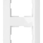 EV105002-- Rahmen 2-fach, Design CLASSIC, weiß<br><u>Verkaufseinheit: 1Stk</u>