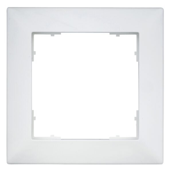 EV105021-- Rahmen 55x55mm, 1-fach, weiß<br><u>Verkaufseinheit: 1Stk</u>