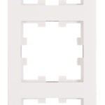 EV105303-- Rahmen 3-fach, Design CUBIC, weiß<br><u>Verkaufseinheit: 1Stk</u>