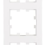 EV105305-- Rahmen 5-fach, Design CUBIC, weiß<br><u>Verkaufseinheit: 1Stk</u>