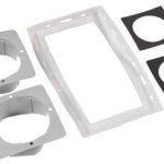 EV107105-- IP44 Dichtungsset 2-fach für Schalter und Steckdosen<br><u>Verkaufseinheit: 1Stk</u>