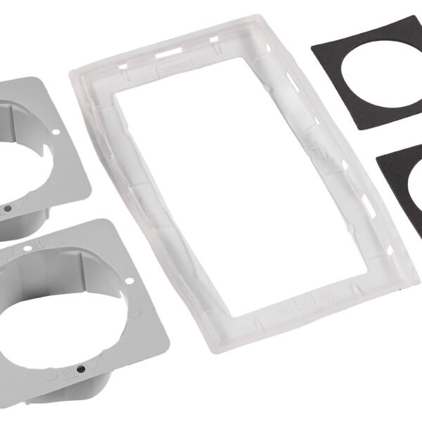 EV107105-- IP44 Dichtungsset 2-fach für Schalter und Steckdosen<br><u>Verkaufseinheit: 1Stk</u>